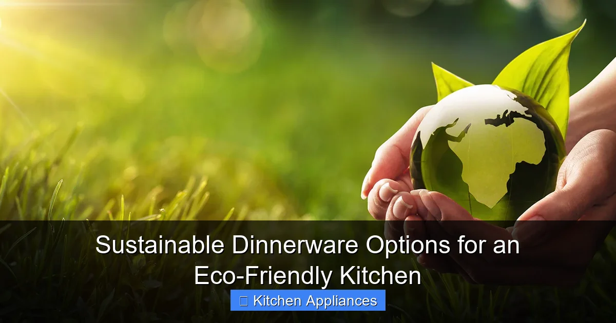 Sustainable Dinnerware Options for an Eco-Friendly Kitchen - content1 visual guide