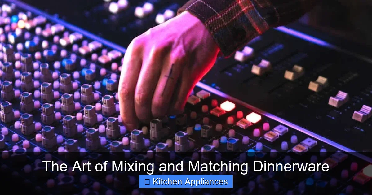 The Art of Mixing and Matching Dinnerware - content2 visual guide