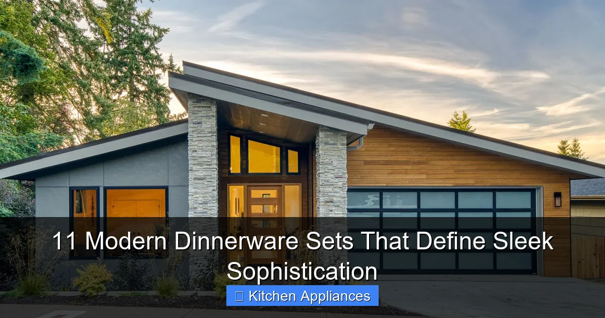 11 Modern Dinnerware Sets That Define Sleek Sophistication - content1 visual guide