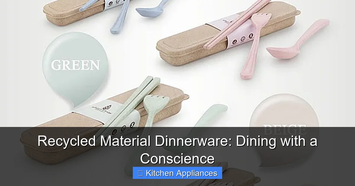 Recycled Material Dinnerware: Dining with a Conscience - content2 visual guide