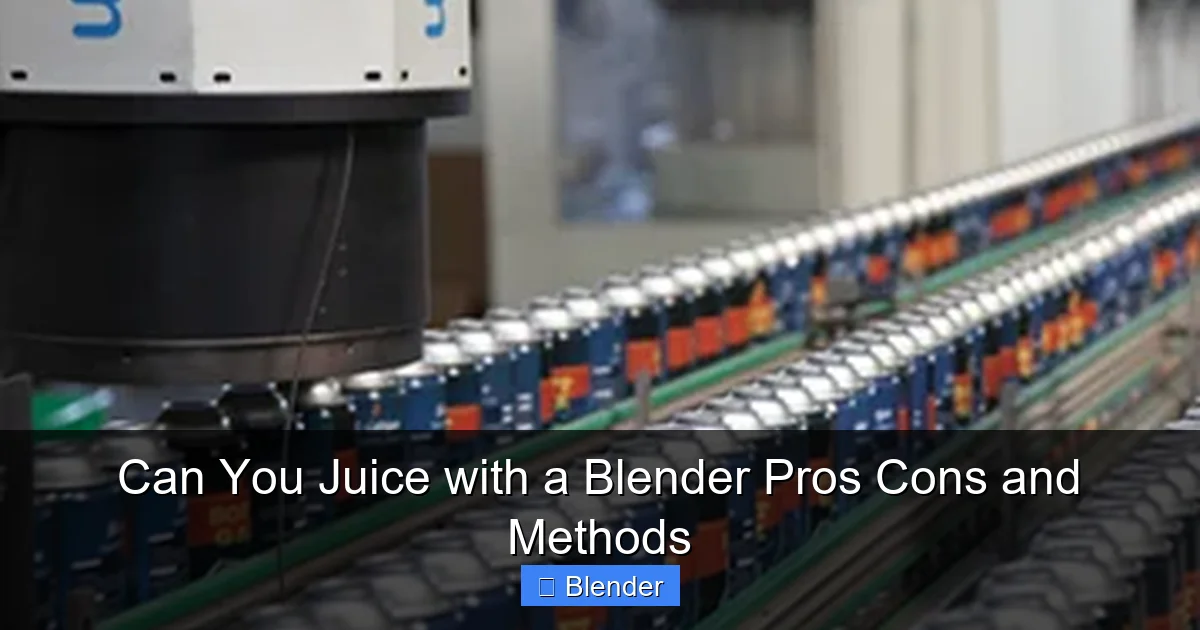 Can You Juice with a Blender Pros Cons and Methods - content2 visual guide