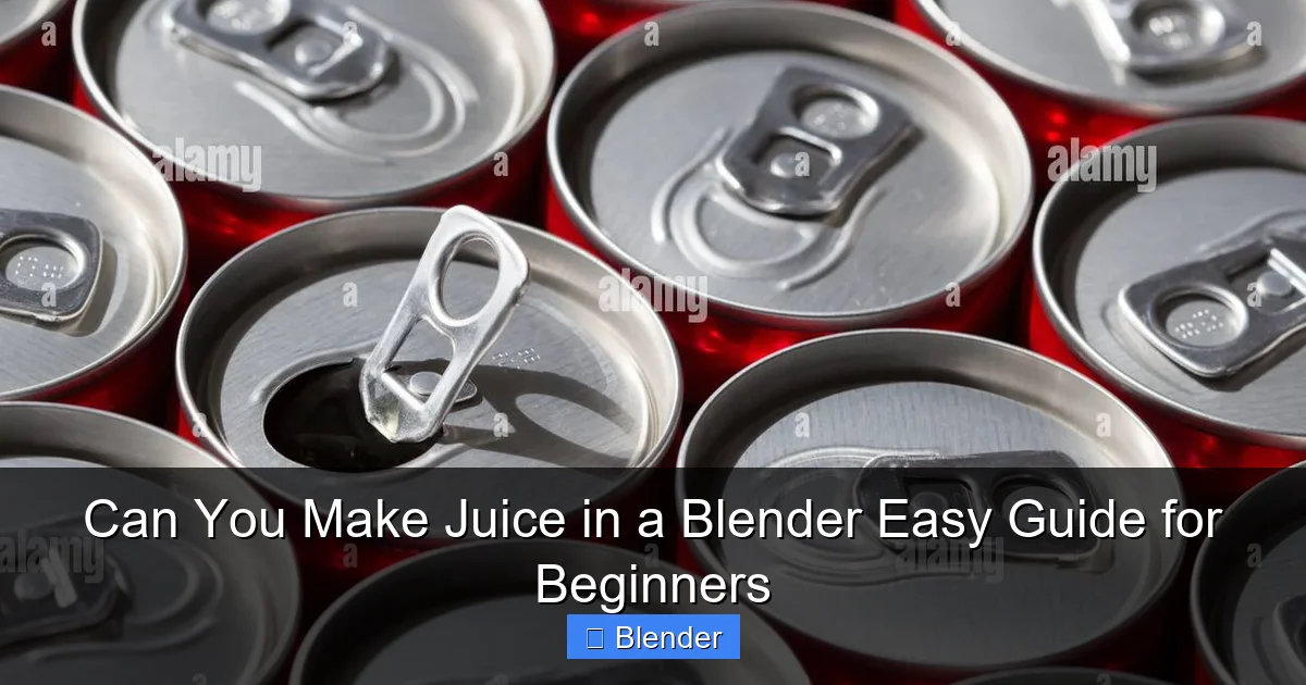 Can You Make Juice in a Blender Easy Guide for Beginners - content1 visual guide