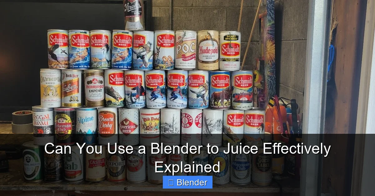 Can You Use a Blender to Juice Effectively Explained - content2 visual guide