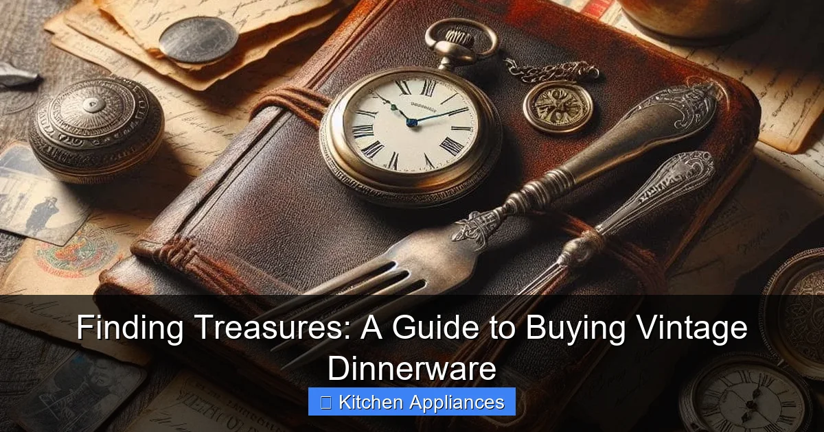 Finding Treasures: A Guide to Buying Vintage Dinnerware - content1 visual guide