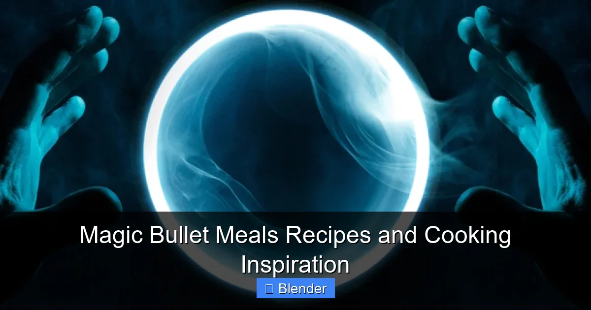 Magic Bullet Meals Recipes and Cooking Inspiration - content2 visual guide