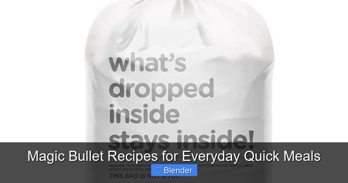 Magic Bullet Recipes for Everyday Quick Meals - content2 visual guide
