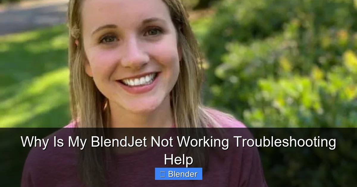 Why Is My BlendJet Not Working Troubleshooting Help - content1 visual guide