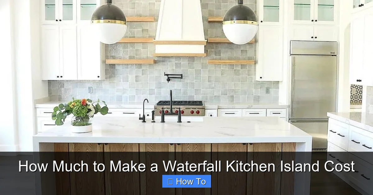 How Much to Make a Waterfall Kitchen Island Cost - content1 visual guide