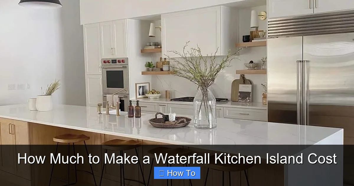 How Much to Make a Waterfall Kitchen Island Cost - content2 visual guide