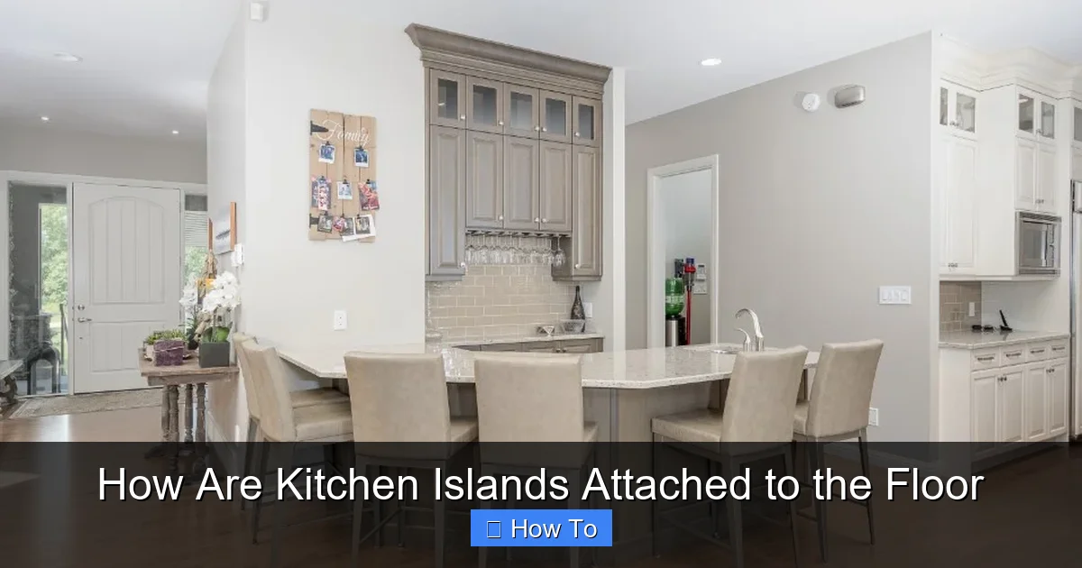 How Are Kitchen Islands Attached to the Floor - content2 visual guide