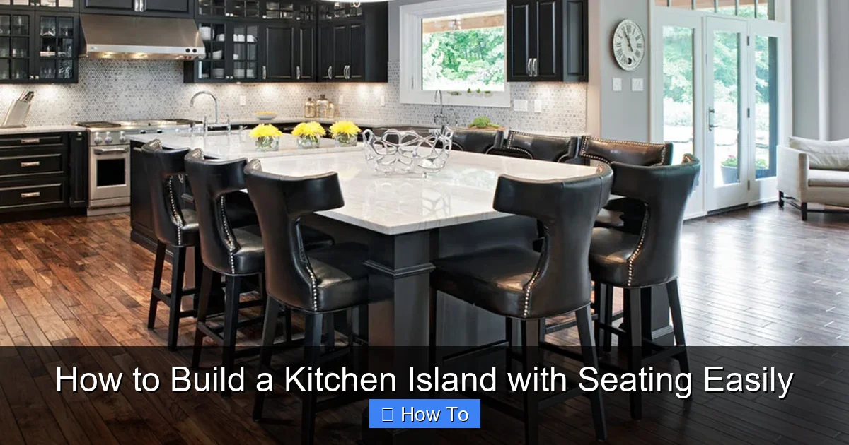 How to Build a Kitchen Island with Seating Easily - content2 visual guide