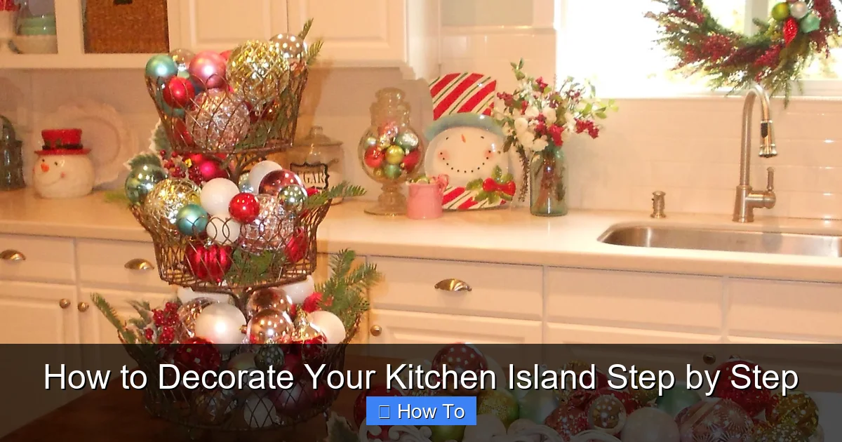 How to Decorate Your Kitchen Island Step by Step - content1 visual guide