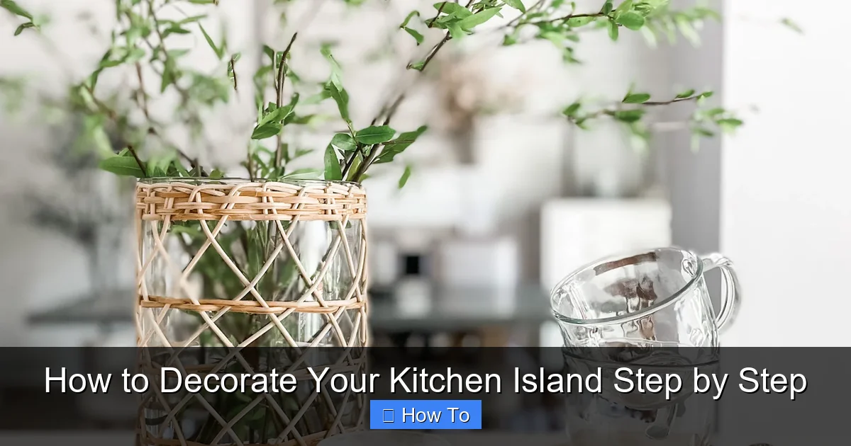How to Decorate Your Kitchen Island Step by Step - content2 visual guide