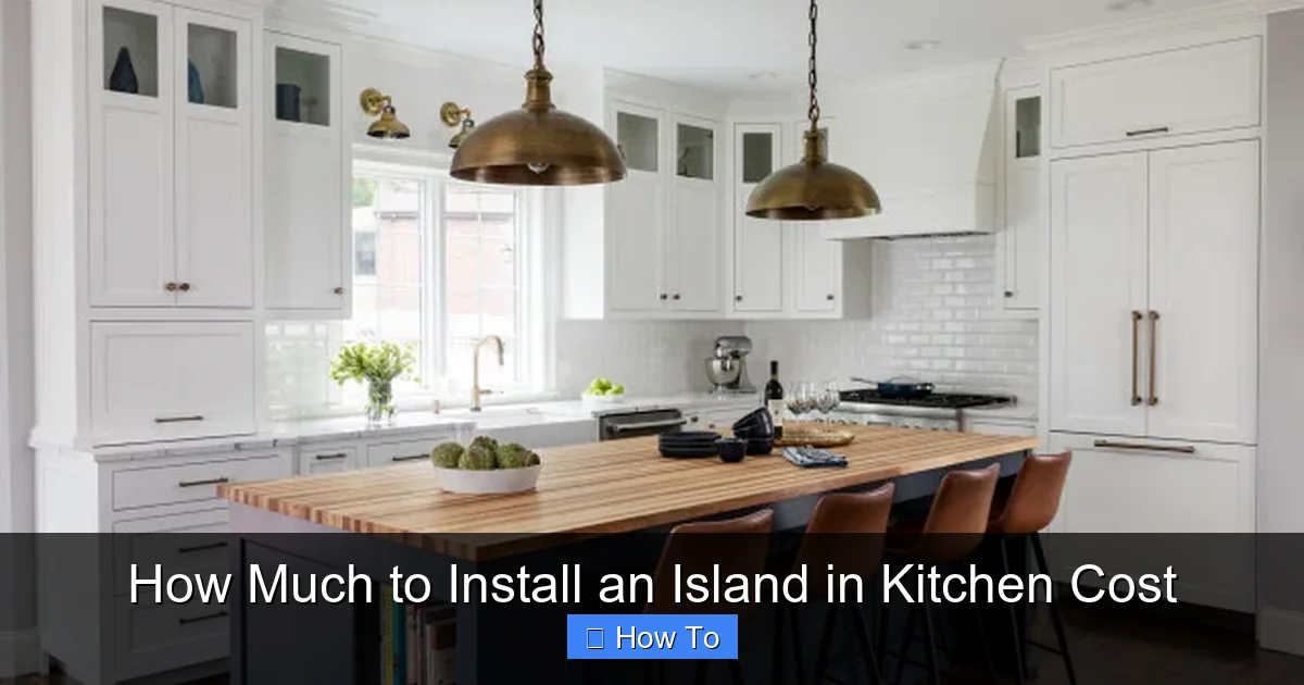 How Much to Install an Island in Kitchen Cost - content2 visual guide
