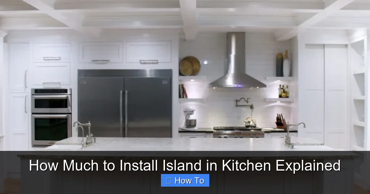 How Much to Install Island in Kitchen Explained - content2 visual guide
