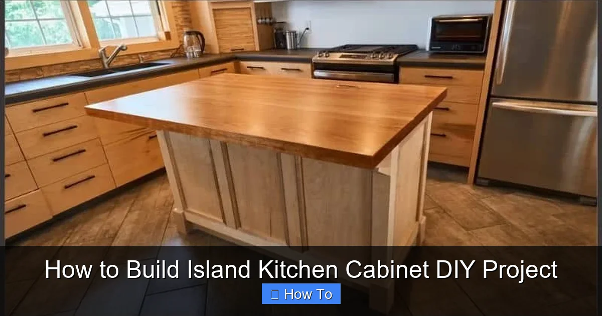 How to Build Island Kitchen Cabinet DIY Project - content2 visual guide