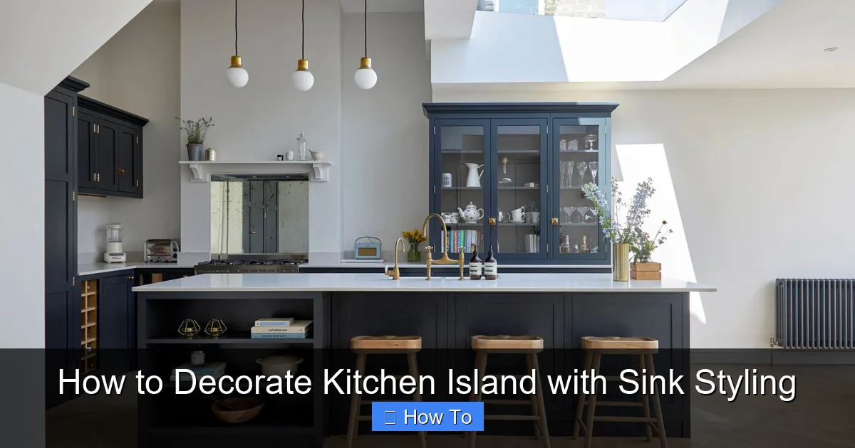 How to Decorate Kitchen Island with Sink Styling - content2 visual guide