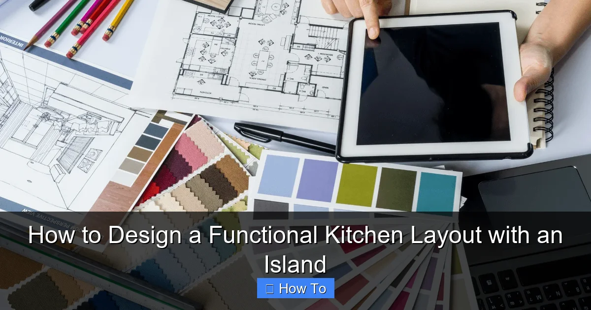 How to Design a Functional Kitchen Layout with an Island - content2 visual guide