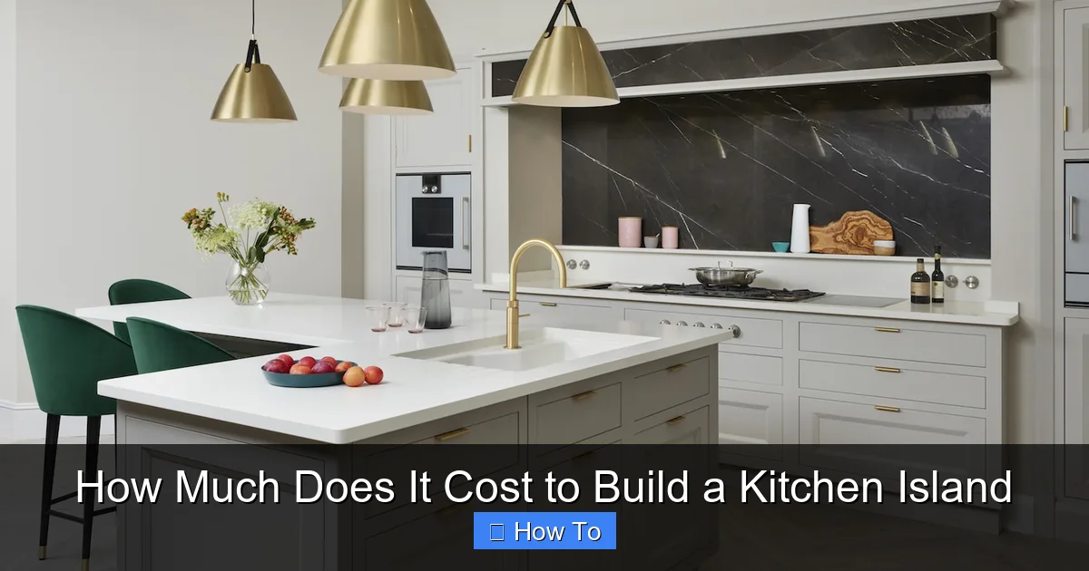 How Much Does It Cost to Build a Kitchen Island - content1 visual guide