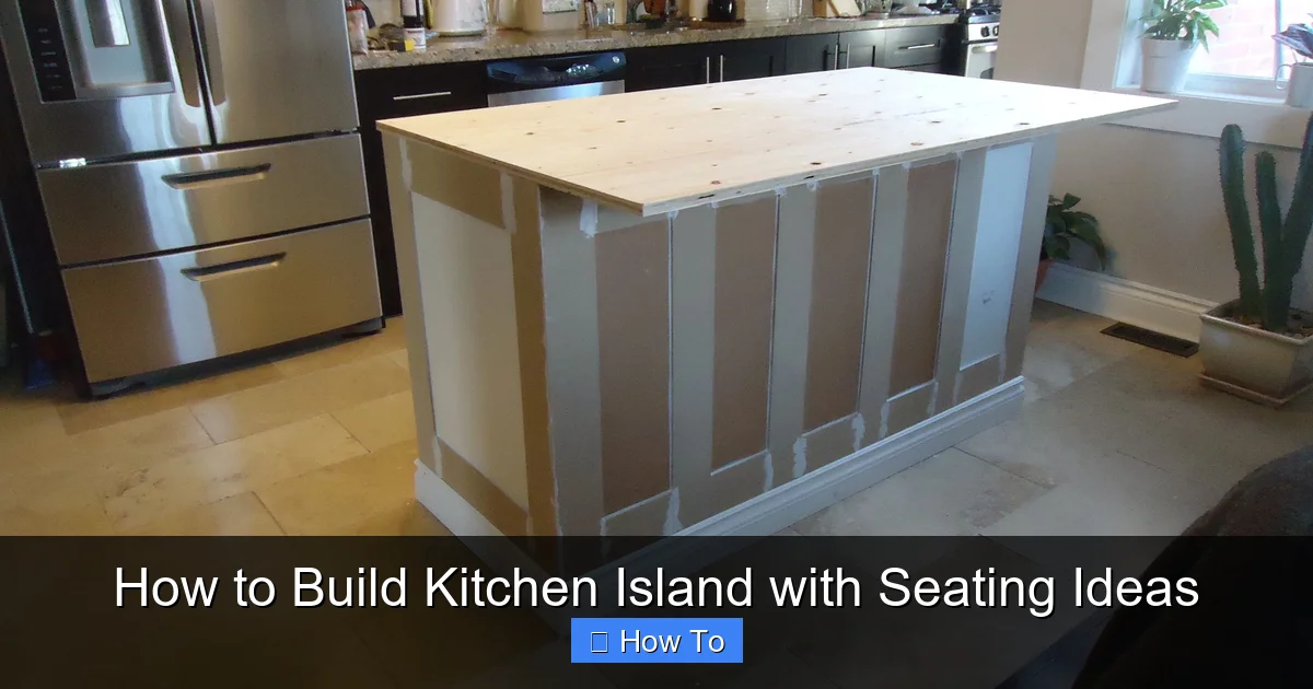 How to Build Kitchen Island with Seating Ideas - content2 visual guide