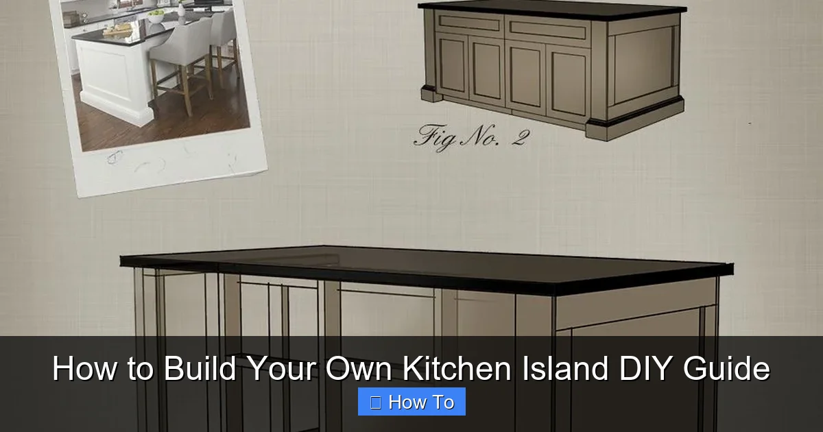 How to Build Your Own Kitchen Island DIY Guide - content1 visual guide