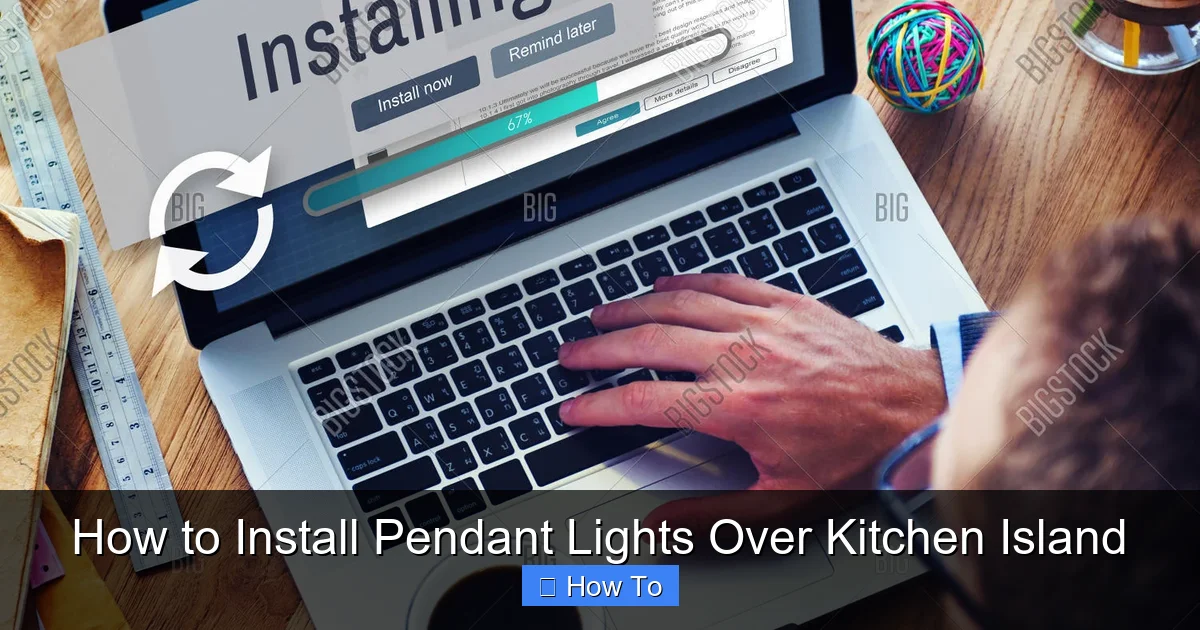 How to Install Pendant Lights Over Kitchen Island - content2 visual guide