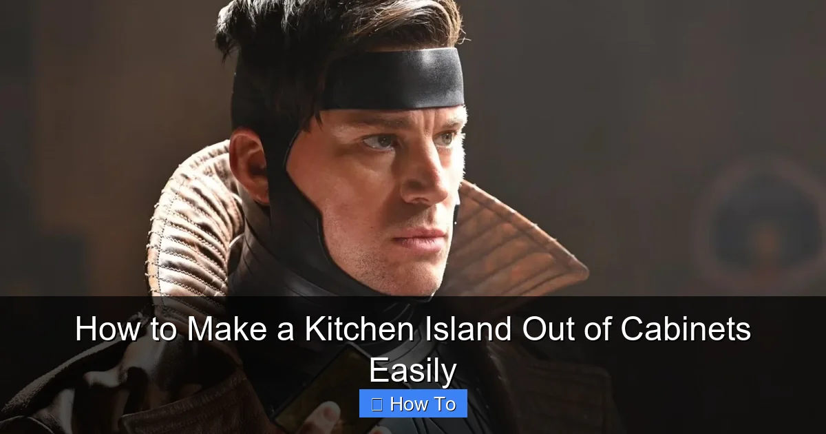 How to Make a Kitchen Island Out of Cabinets Easily - content1 visual guide
