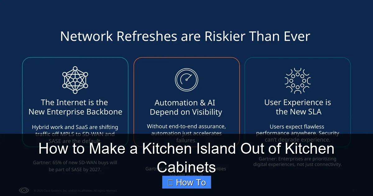 How to Make a Kitchen Island Out of Kitchen Cabinets - content2 visual guide