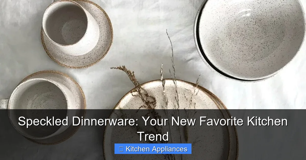 Speckled Dinnerware: Your New Favorite Kitchen Trend - content2 visual guide