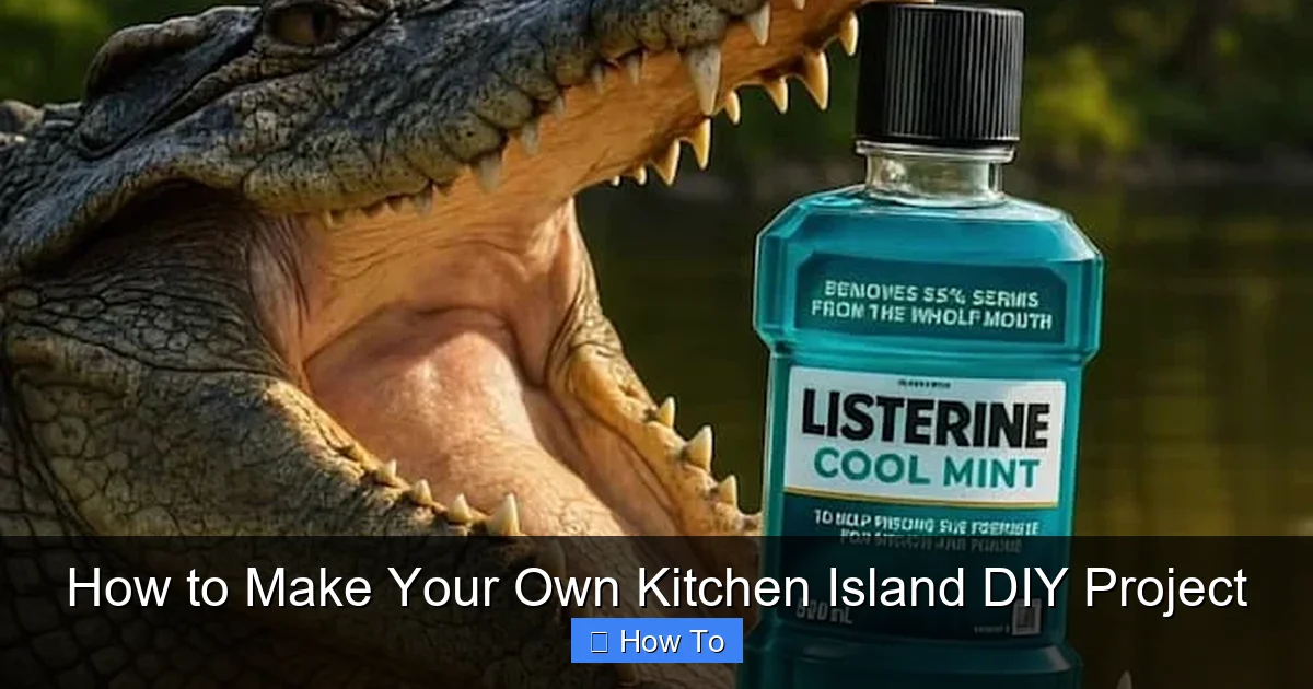 How to Make Your Own Kitchen Island DIY Project - content2 visual guide