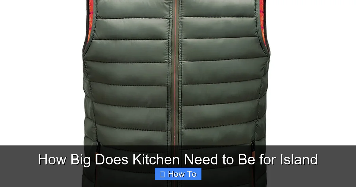 How Big Does Kitchen Need to Be for Island - content2 visual guide