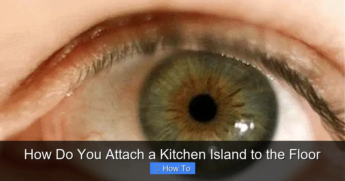 How Do You Attach a Kitchen Island to the Floor - content1 visual guide