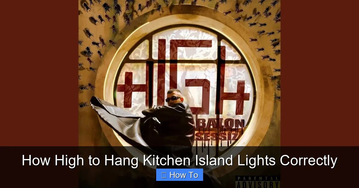 How High to Hang Kitchen Island Lights Correctly - content1 visual guide