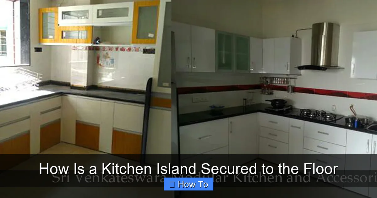 How Is a Kitchen Island Secured to the Floor - content2 visual guide