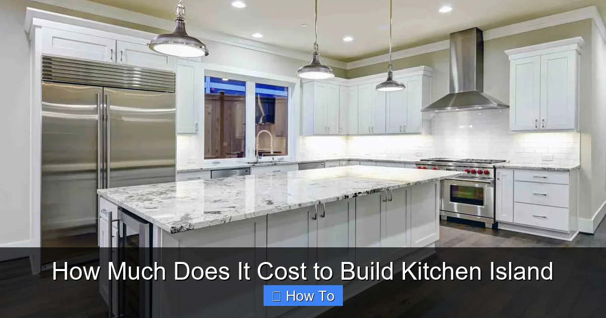 How Much Does It Cost to Build Kitchen Island - content1 visual guide