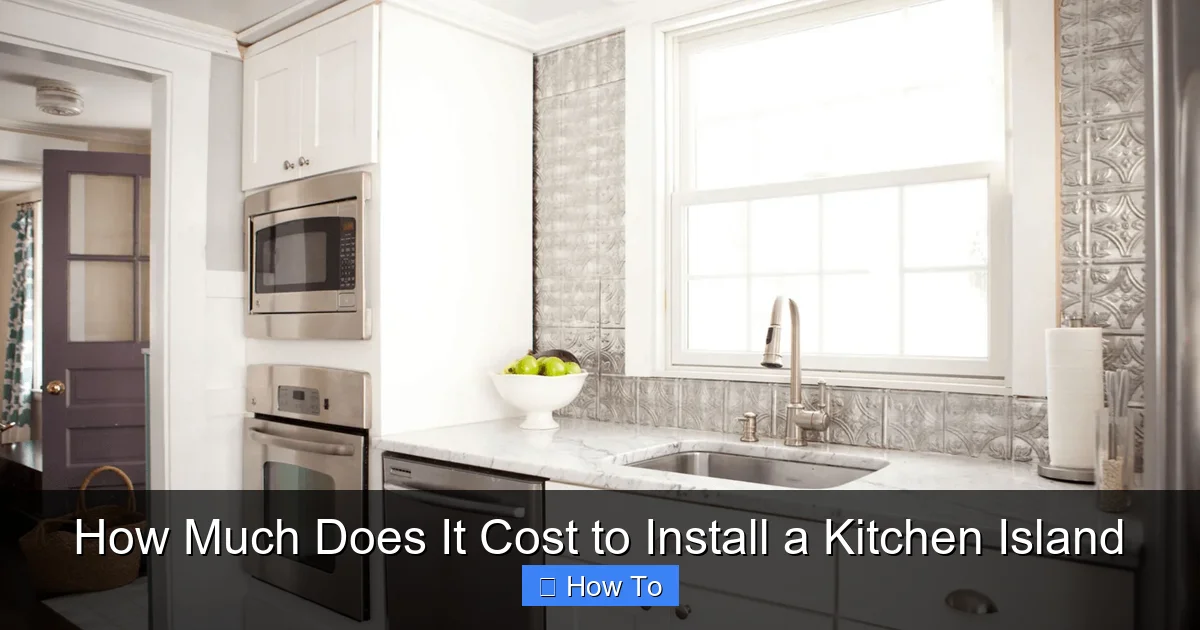 How Much Does It Cost to Install a Kitchen Island - content2 visual guide