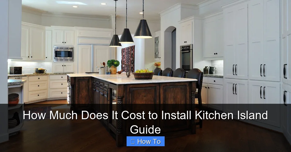 How Much Does It Cost to Install Kitchen Island Guide - content2 visual guide