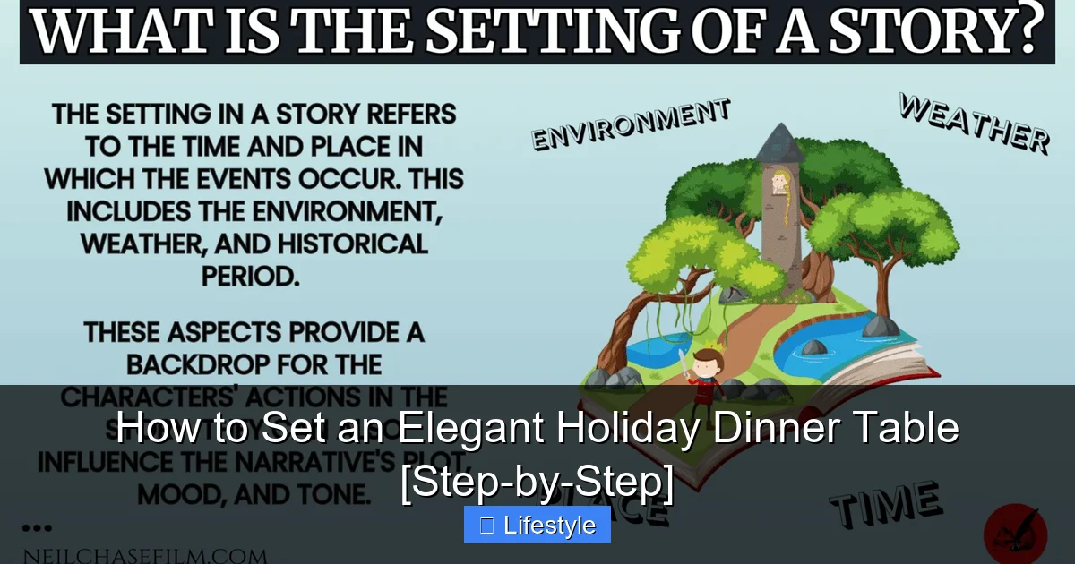 How to Set an Elegant Holiday Dinner Table [Step-by-Step] - content2 visual guide