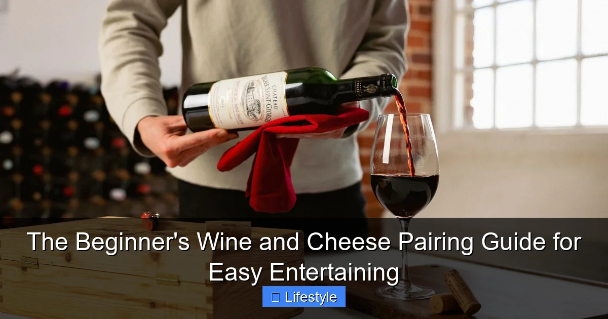 The Beginner's Wine and Cheese Pairing Guide for Easy Entertaining - content1 visual guide