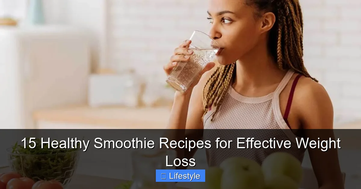 15 Healthy Smoothie Recipes for Effective Weight Loss - content2 visual guide