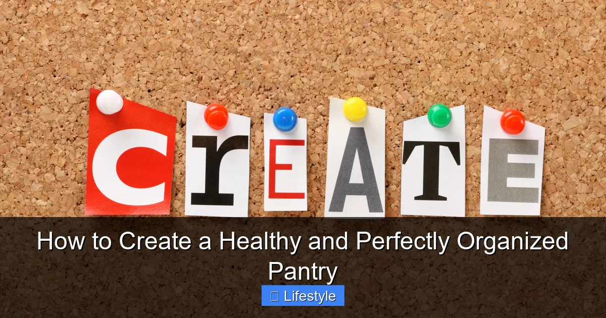 How to Create a Healthy and Perfectly Organized Pantry - content1 visual guide