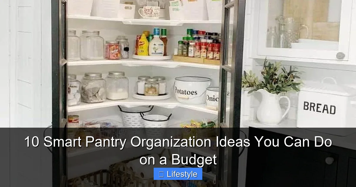 10 Smart Pantry Organization Ideas You Can Do on a Budget - content1 visual guide