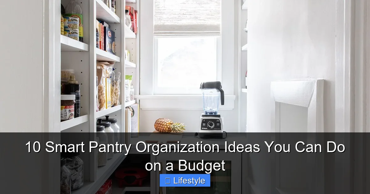 10 Smart Pantry Organization Ideas You Can Do on a Budget - content2 visual guide