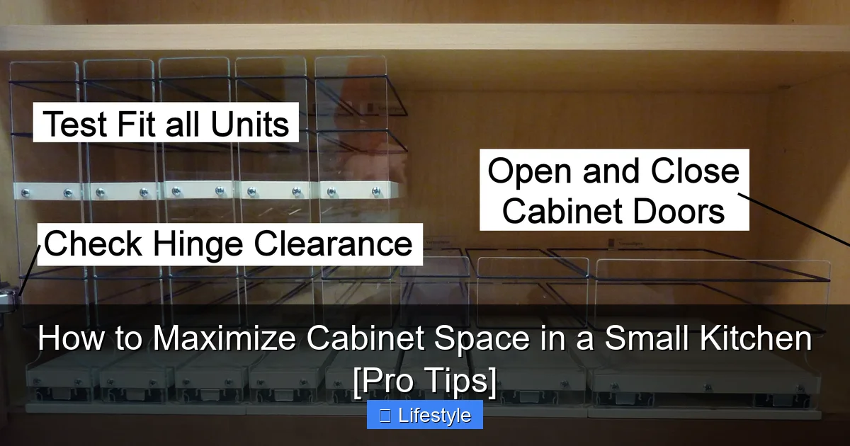 How to Maximize Cabinet Space in a Small Kitchen [Pro Tips] - content2 visual guide