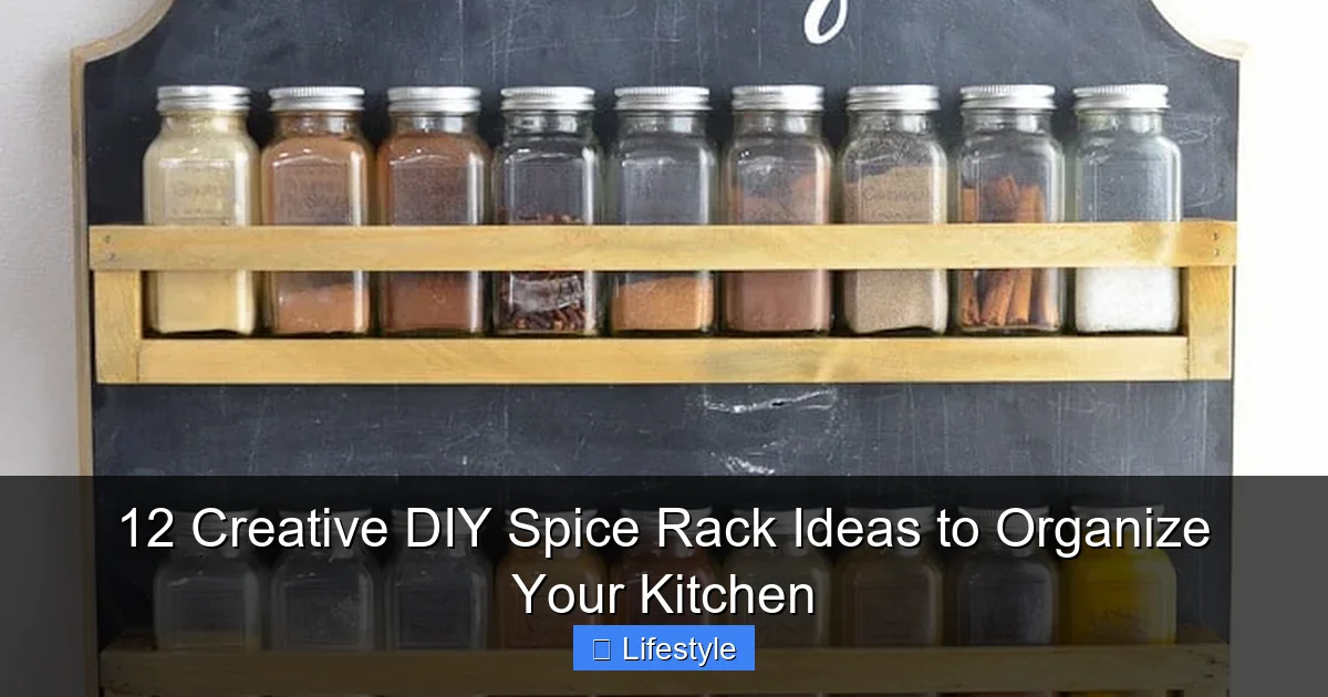 12 Creative DIY Spice Rack Ideas to Organize Your Kitchen - content2 visual guide