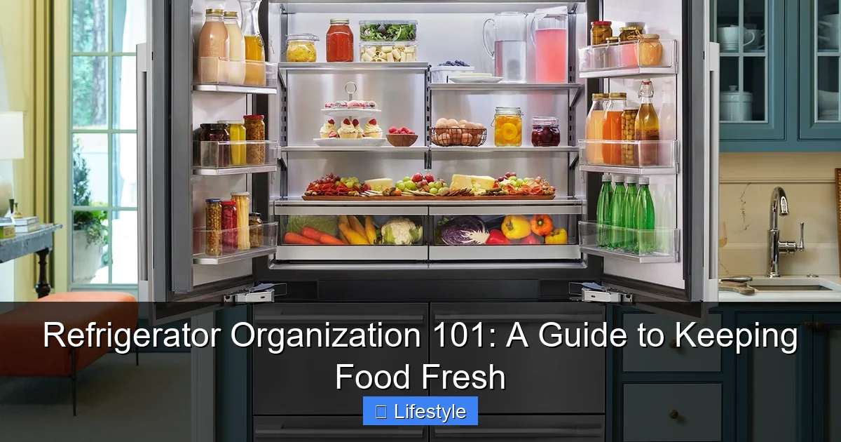 Refrigerator Organization 101: A Guide to Keeping Food Fresh - content1 visual guide