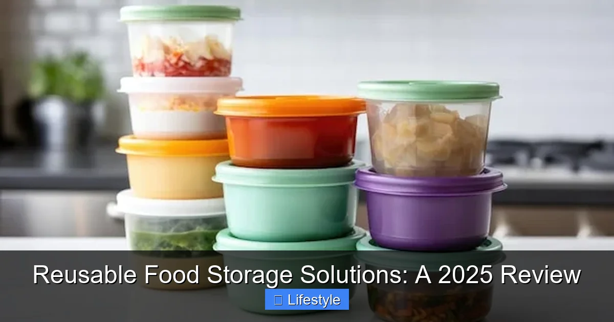 Reusable Food Storage Solutions: A 2025 Review - content2 visual guide