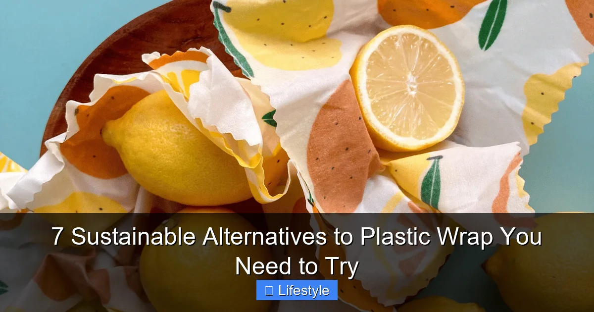 7 Sustainable Alternatives to Plastic Wrap You Need to Try - content1 visual guide