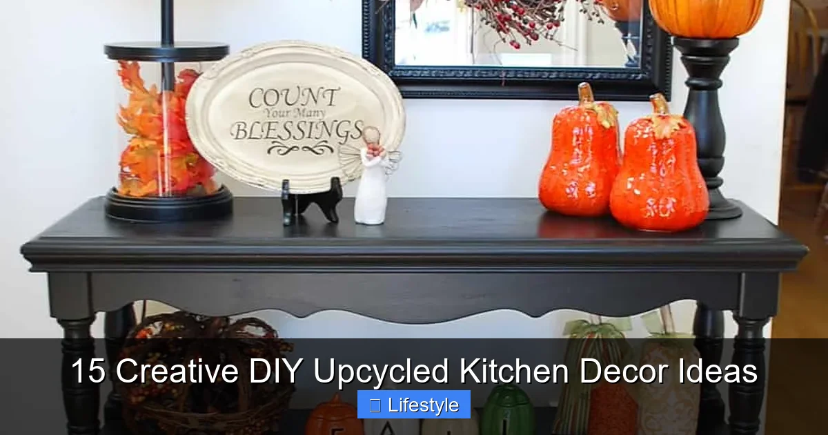 15 Creative DIY Upcycled Kitchen Decor Ideas - content2 visual guide
