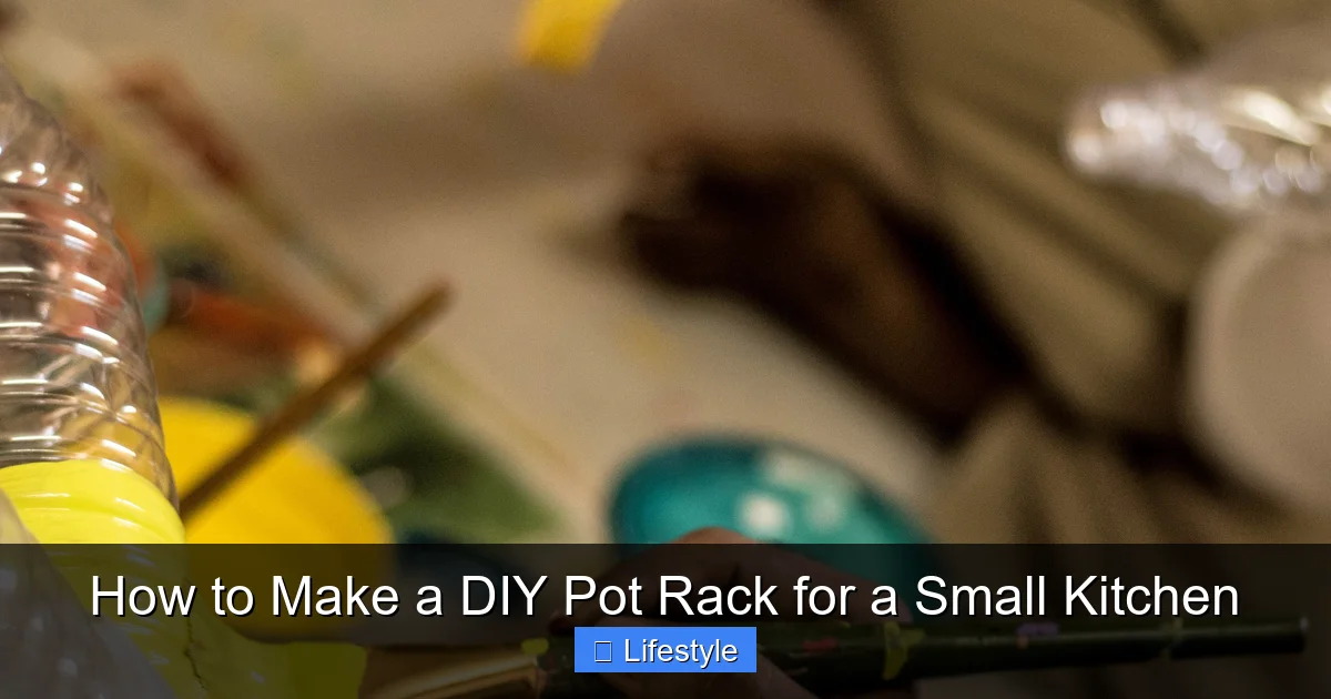 How to Make a DIY Pot Rack for a Small Kitchen - content2 visual guide